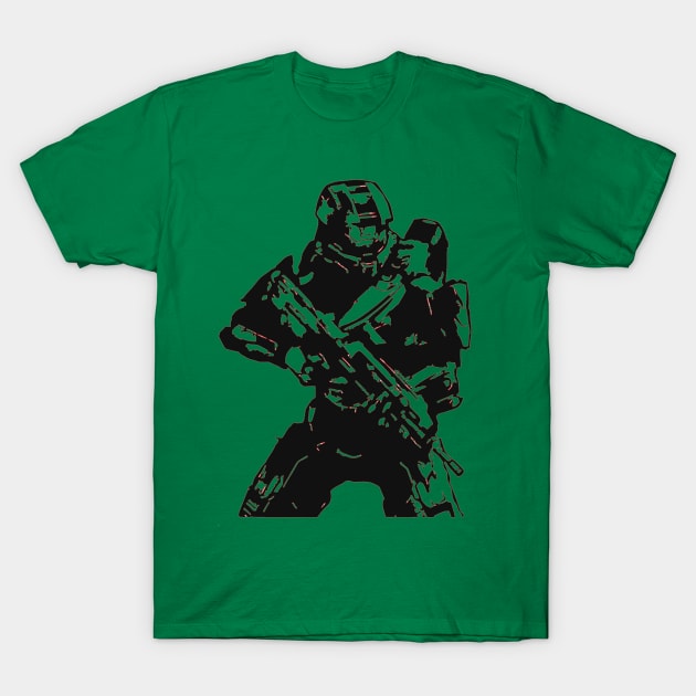 Master Chief T-Shirt by OtakuPapercraft